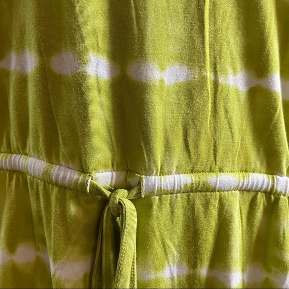 Michael Kors lime white tie dye shirt medium - Picture 2 of 6